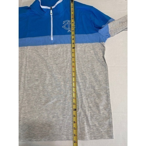 Minnesota Twins Mens Pullover Extra Large XL Blue Gray 1/4 Zip Logo MLB Baseball - Picture 11 of 13